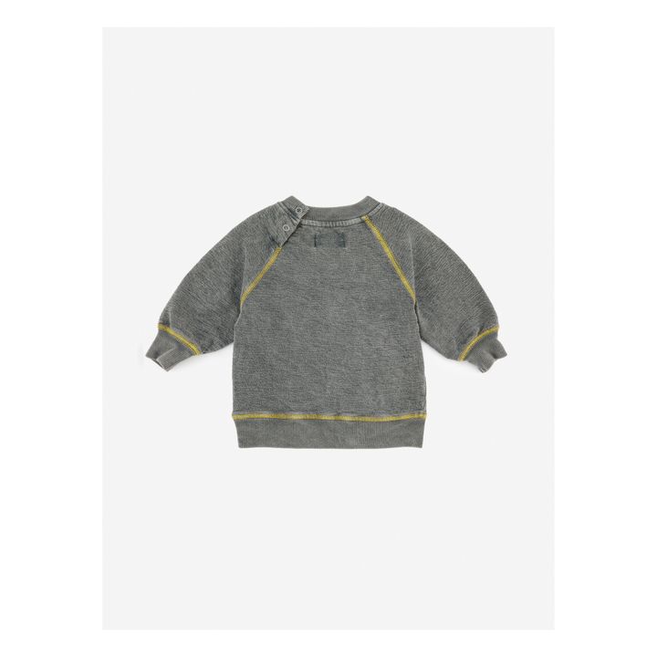 Organic Cotton Bobo Baby Sweatshirt | Heather grey- Product image n°5