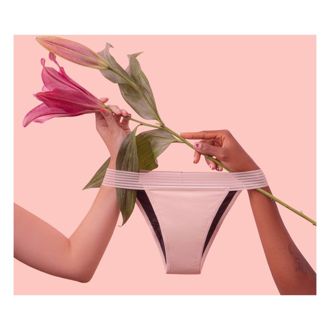 Culotte Menstruelle Tanga - Flux Léger | Rose