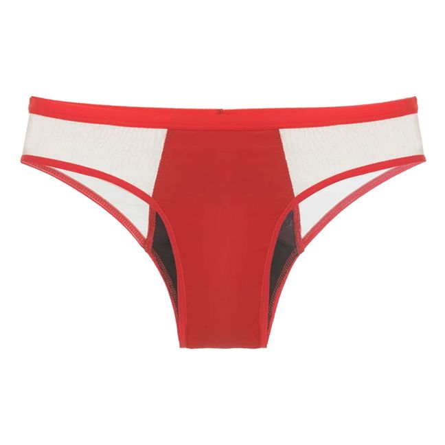 Culotte Menstruelle Bikini - Flux Moyen Rouge