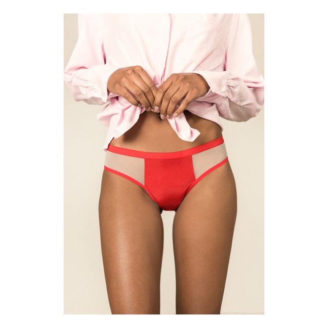 Culotte Menstruelle Bikini - Flux Moyen Rouge