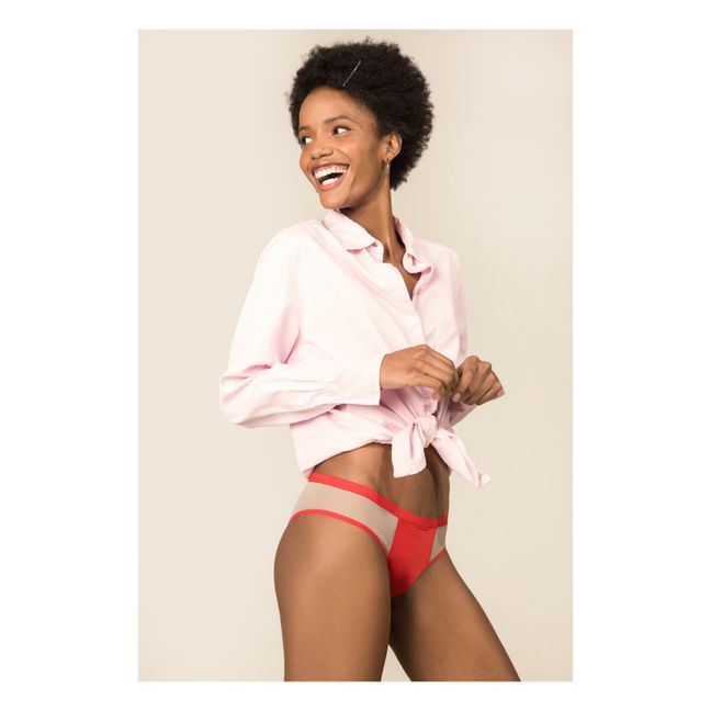 Culotte Menstruelle Bikini - Flux Moyen | Rouge