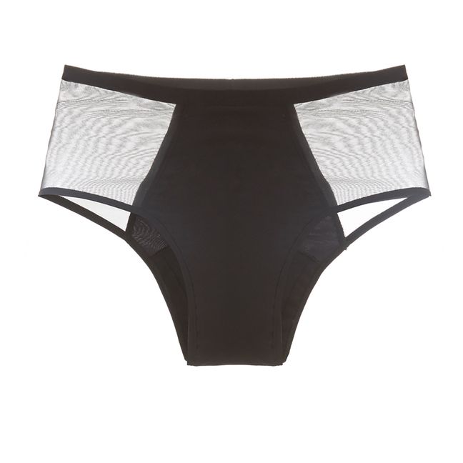 High-Waisted Period Briefs - Heavy Flow | Black