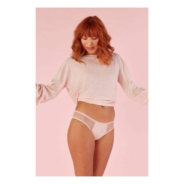 Culotte Menstruelle Taille Haute - Flux Abondant | Rose