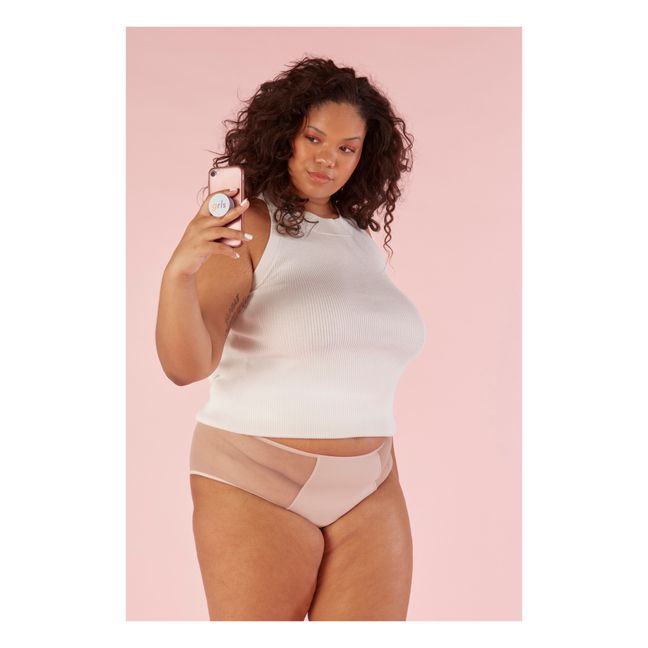 High-Waisted Period Briefs - Heavy Flow | Pink