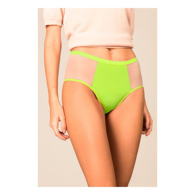 High-Waisted Period Briefs - Heavy Flow | Green