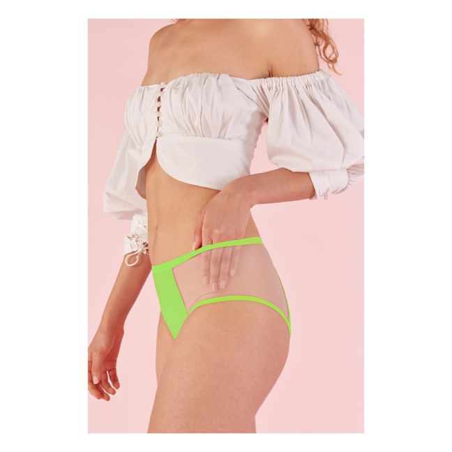 Culotte Menstruelle Taille Haute - Flux Abondant | Vert