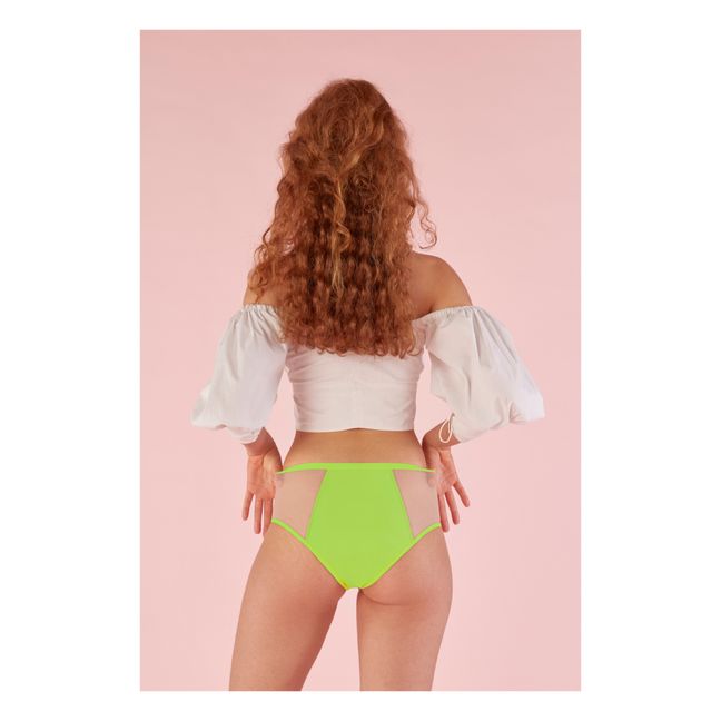 Culotte Menstruelle Taille Haute - Flux Abondant | Vert