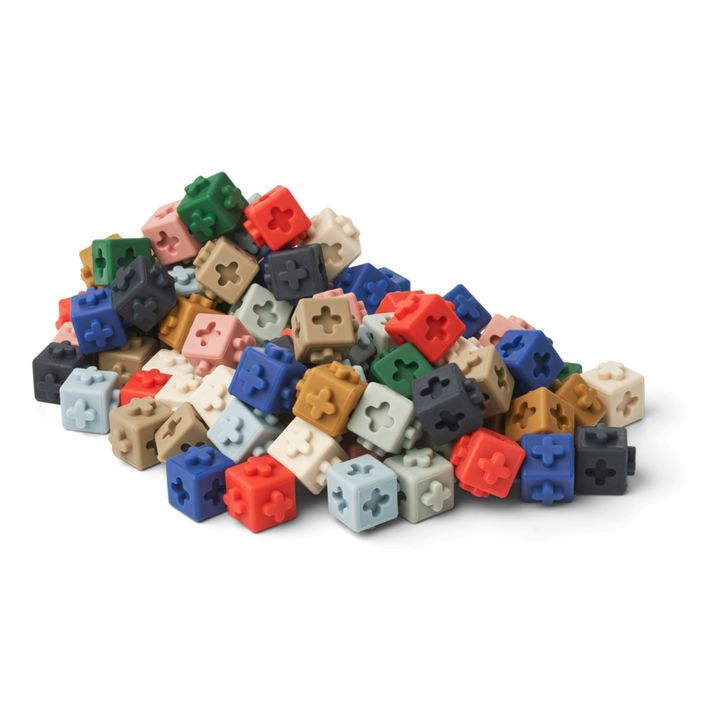 Mini-Bausteine aus Silikon-Set mit 100 Stück | Grün- Produktbild Nr. 0