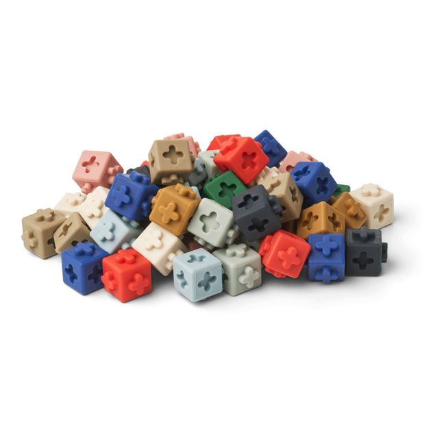 Mini Silicone Building Blocks - Set of 50 | Green