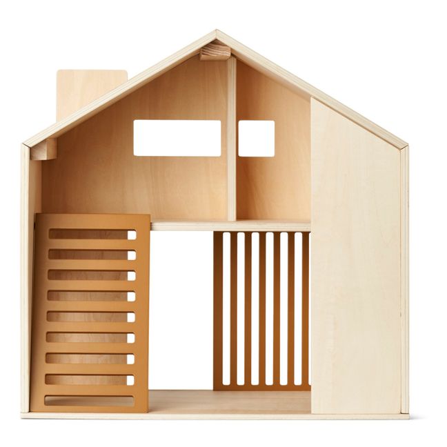 Maison de poupée Jolene en bois | Caramel