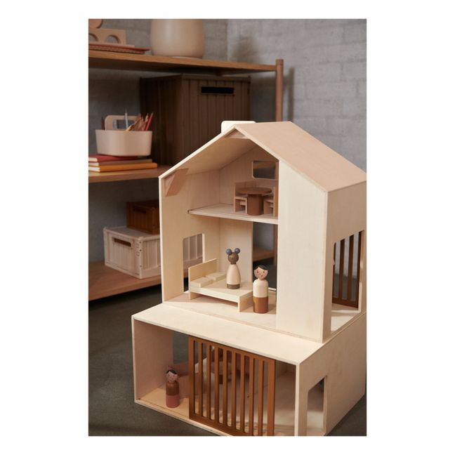 Casa delle bambole, modello: Mirabelle, in legno | Rosa