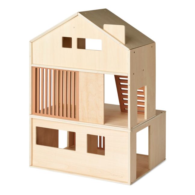 Puppenhaus Mirabelle aus Holz | Rosa