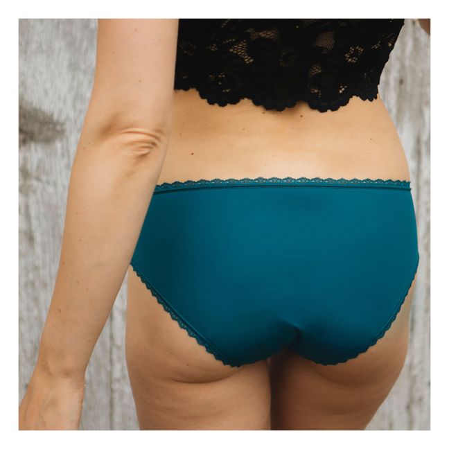 Callie Shorty Period Briefs - Heavy Flow | Peacock Blue