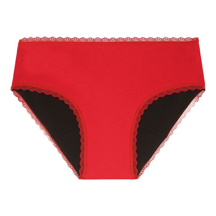 Shorty Menstruel Callie - Flux Abondant Rouge Réjeanne Mode Adulte