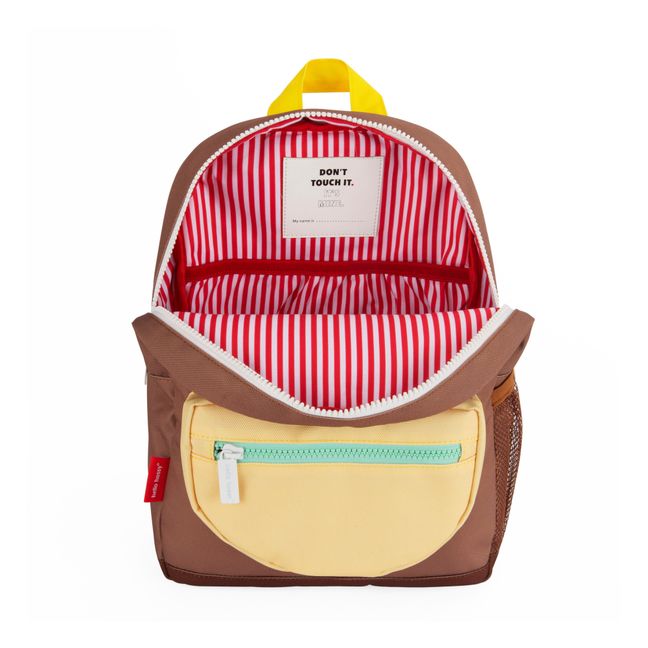 Mini Recycled Polyester Backpack | Chocolate