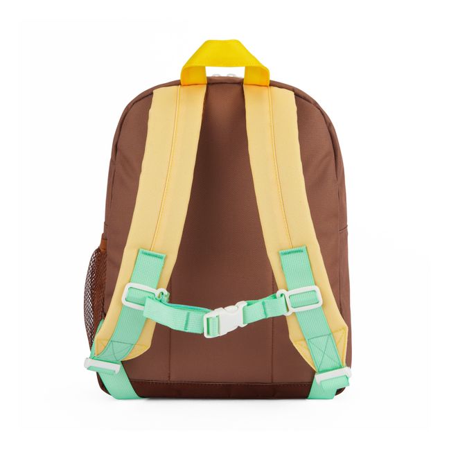 Mini Recycled Polyester Backpack Chocolate