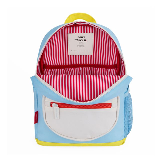 Mini Recycled Polyester Backpack Azul Cielo