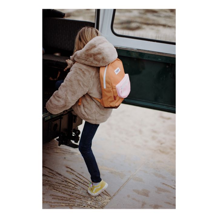 Mini Recycled Polyester Backpack | Orange- Product image n°2