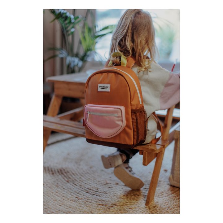 Mini Recycled Polyester Backpack | Orange- Product image n°3