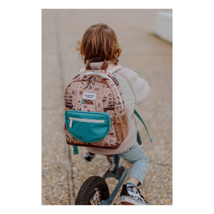 Road Trip Recycled Polyester Backpack | Kamelbraun- Produktbild Nr. 1