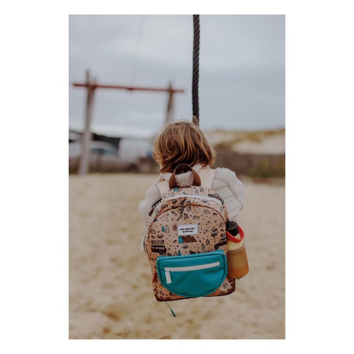 Road Trip Recycled Polyester Backpack | Kamelbraun- Produktbild Nr. 5