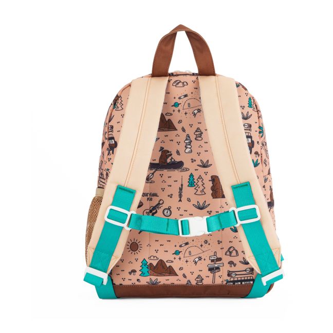 Road Trip Recycled Polyester Backpack Camel