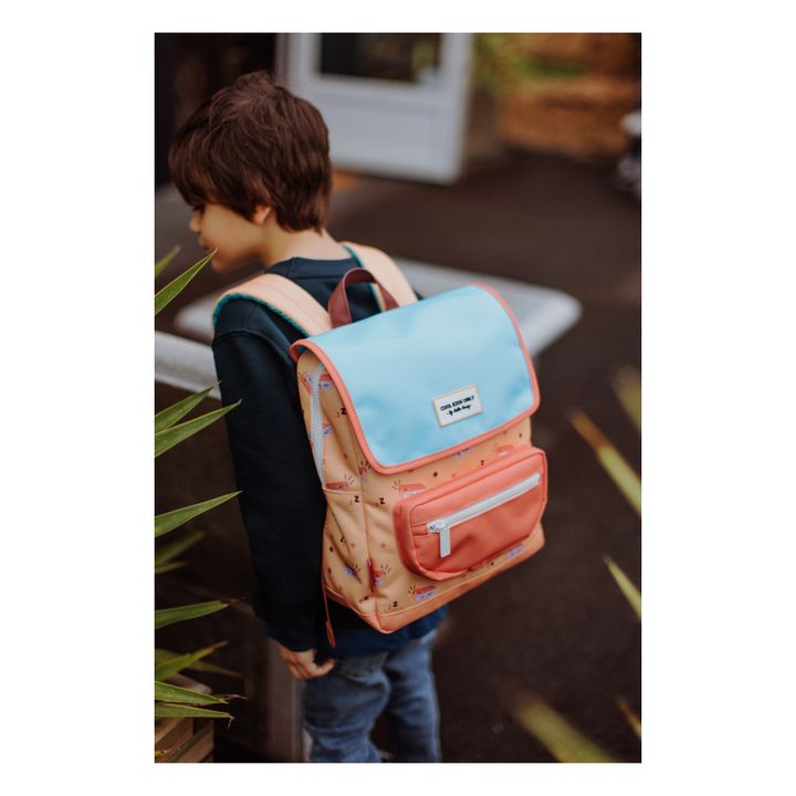 Good Morning Recycled Polyester Backpack Orange- Product image n°5