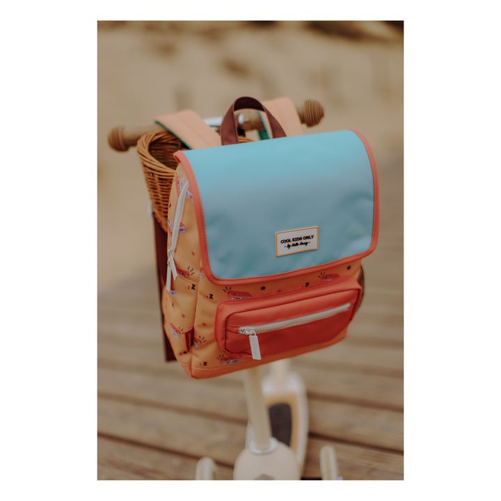 Good Morning Recycled Polyester Backpack Orange- Product image n°6