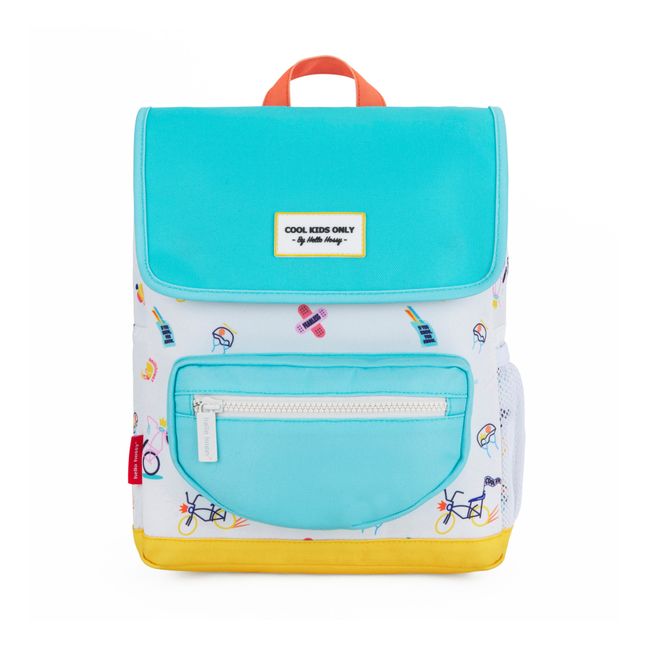 Cool Ride Recycled Polyester Backpack Bianco