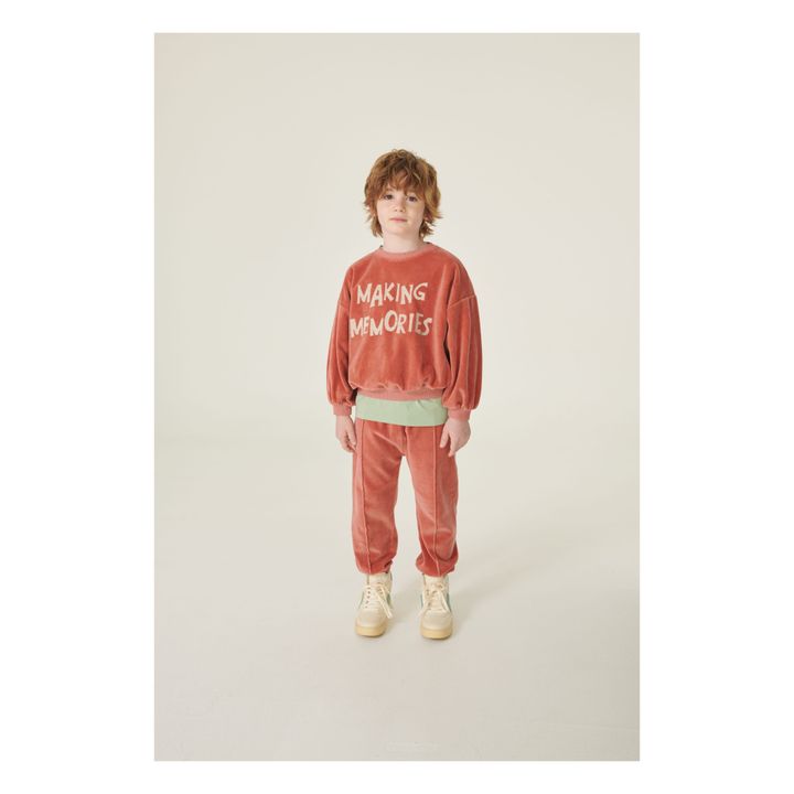 Acacia Velour Sweatshirt | Rosa- Produktbild Nr. 2