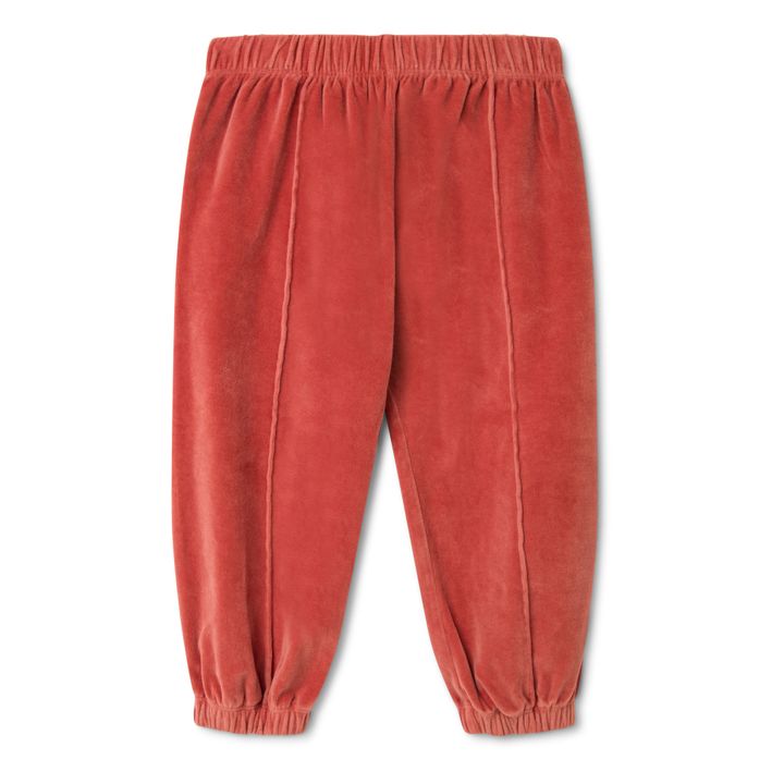 Acacia Velour Joggers | Pink- Product image n°0