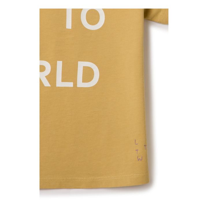 T-shirt Letter To The World | Jaune- Image produit n°2