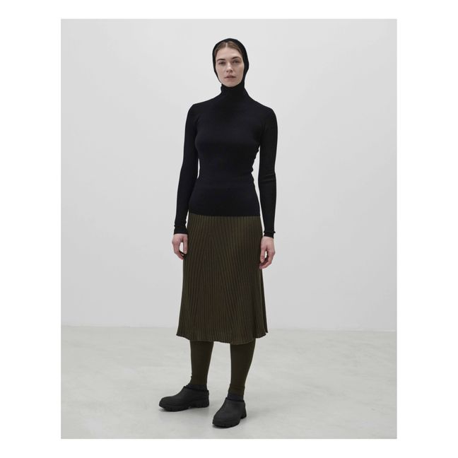 Merino Wool Hoodie - Women’s Collection  | Black