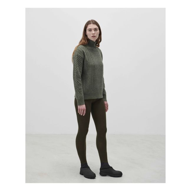 Legging Laine Merino - Collection Femme  | Vert