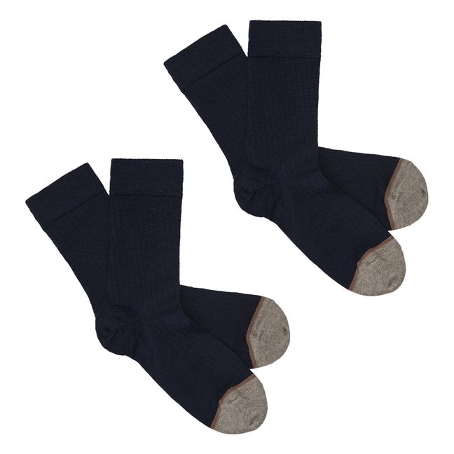 Woollen Socks - Set of 2 - Women’s Collection - Azul Marino