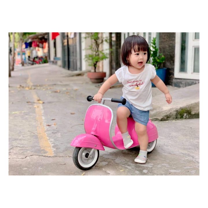 Moto scooter metálica | Rosa- Imagen del producto n°2