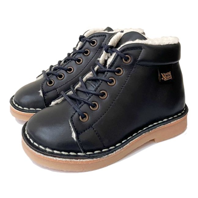 Fletcher Fleece-Lined Boots | Navy blue