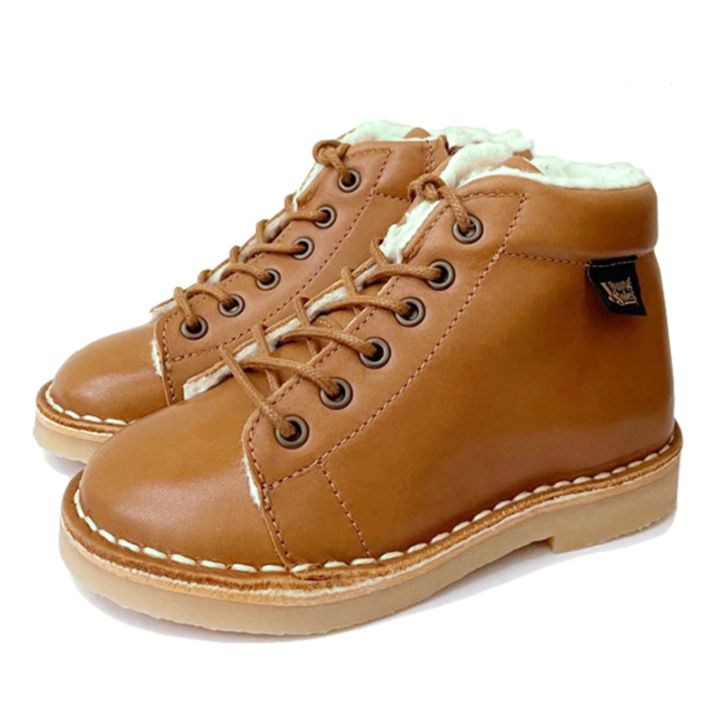 Fletcher Fleece-Lined Boots | Camel- Product image n°1