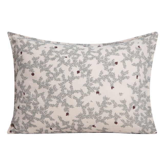 Pomegranate Cotton Muslin Pillow Case | Beige