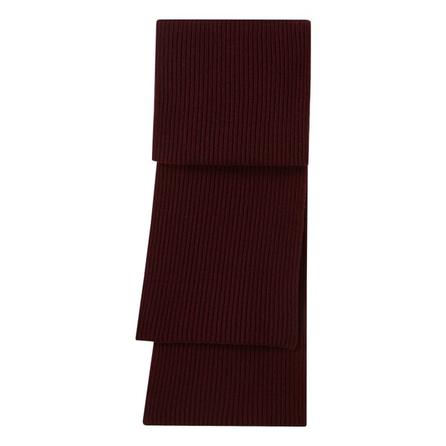 Sciarpa Camille in lana merino | Bordeaux