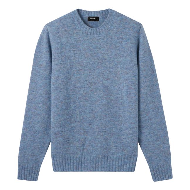 Lucas Alpaca Wool Sweater | Light blue