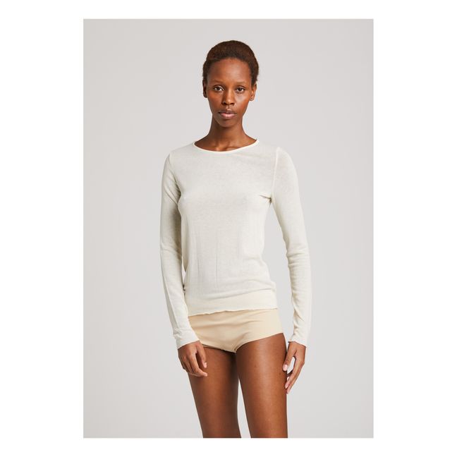 Agnete Woollen T-shirt | Seidenfarben