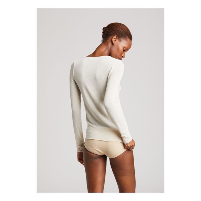 Agnete Woollen T-shirt | Seidenfarben