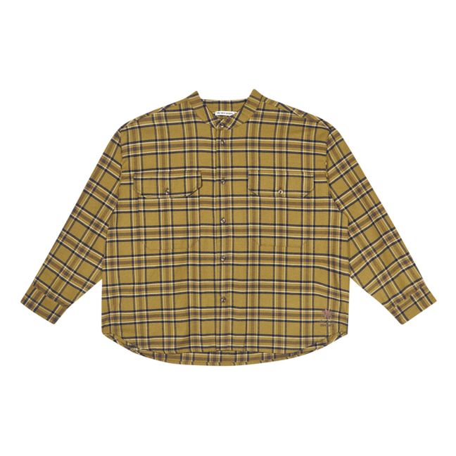 Ethan Cotton Shirt | Olive green