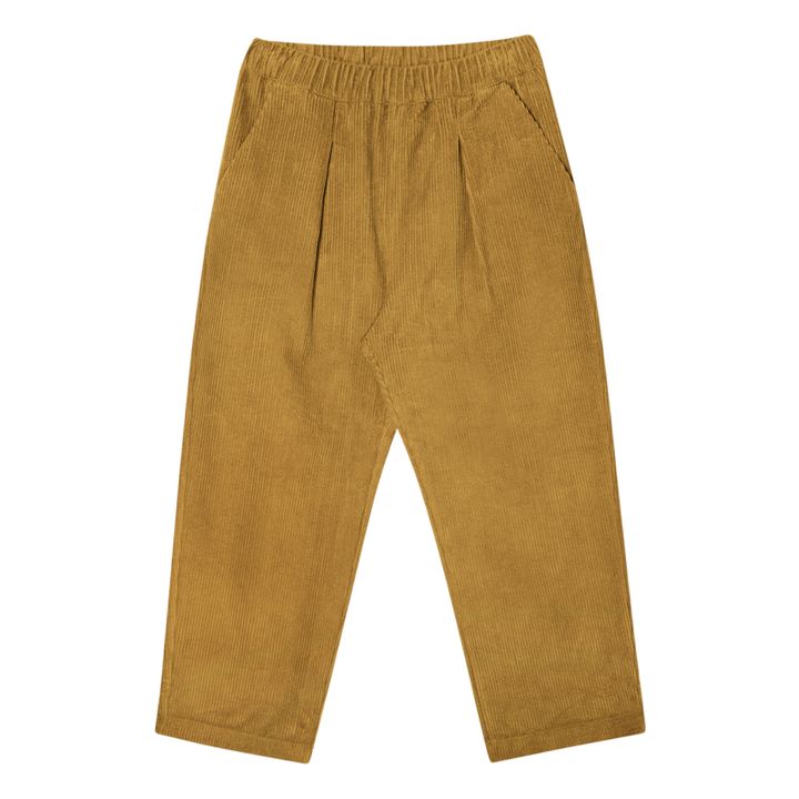 Jerome Organic Cotton Trousers | Amarillo Mostaza- Imagen del producto n°0