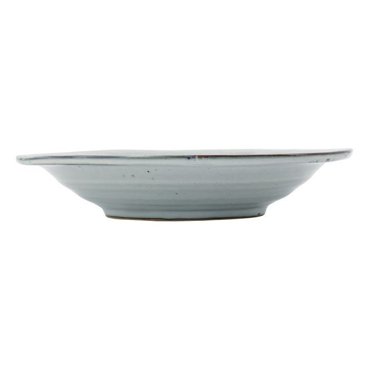 Rustic Shallow Bowl | Grey blue- Product image n°0