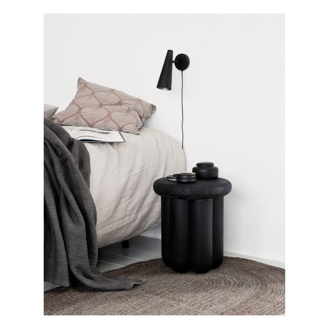 Taburete de madera Phant  | Negro