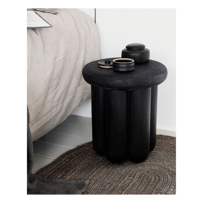 Tabouret Phant en bois | Noir