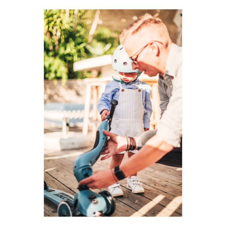 Trottinette 2 en 1 | Bleu gris- Image produit n°5