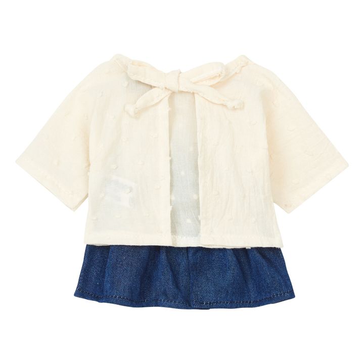 Réjane Denim Skirt and Lili Dotted Swiss Top for Gordis Dolls- Product image n°3